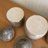 Stoneware kitchen pot signed CR