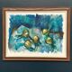 Original Swedish Oil on Canvas – "Abstract Composition" by Bergengren – Signed – Dated 1970 – Framed – 69 × 54 cm (27.2" × 21.3")