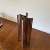 Christian Dior, Silver-plated solifleur sculptural vase, Dior France 1980s