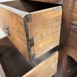 Bordeaux Louis XV period curved sloping desk in solid walnut circa 1750