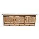 Brutalist Art Deco style sideboard, 232cm, 19th century