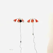 3-Armed Wall Lamp By H. Busquet For Hala Zeist, The Netherlands, 1950S