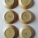 6 Sarreguemines “Chaumière” soup plates