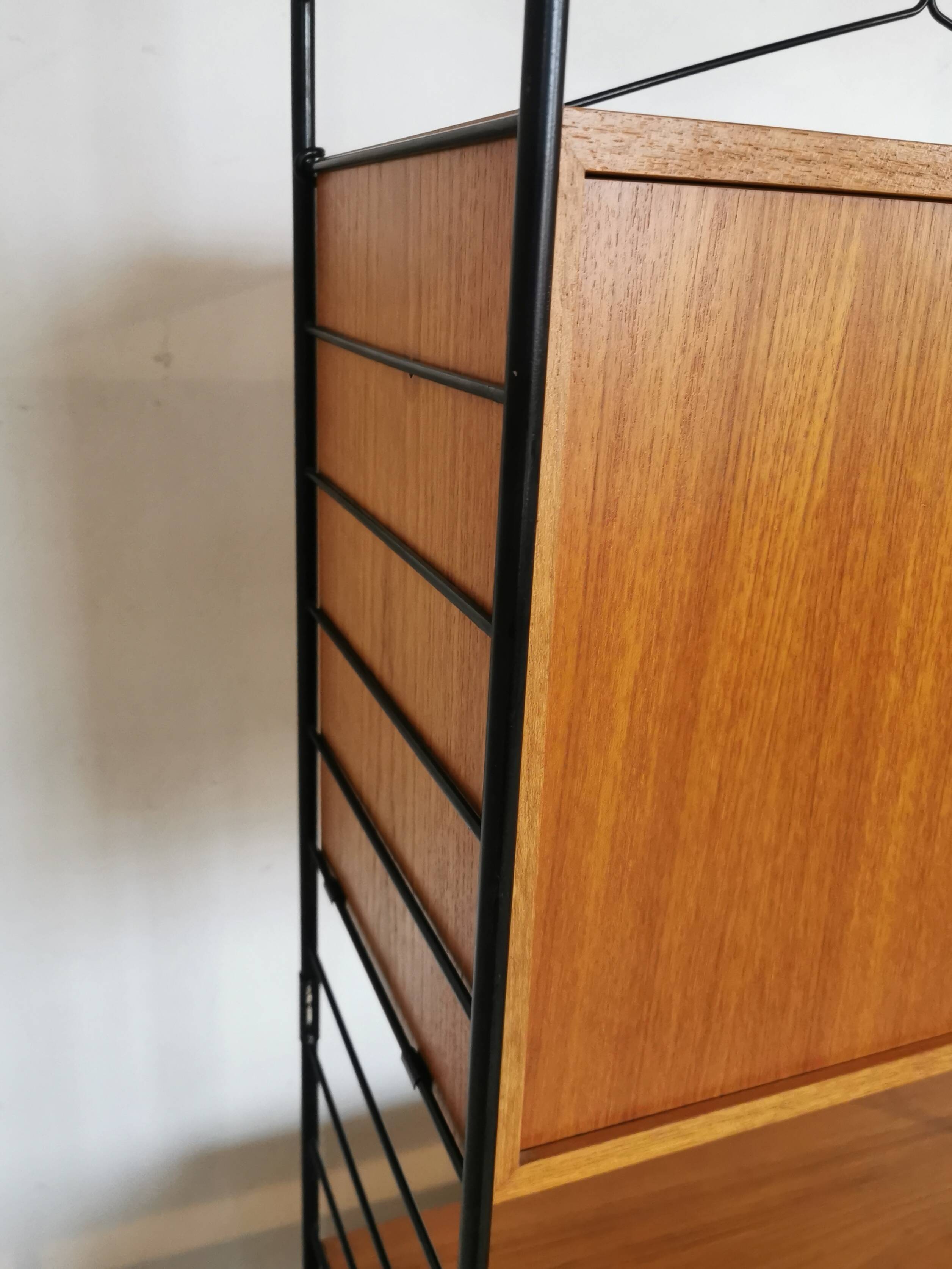 Scandinavian-style modular shelf, bookcase