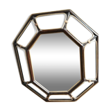 Miroir en rotin