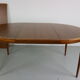 Swedish walnut dining table by B. Fridhagen for Bodafors, 1960s