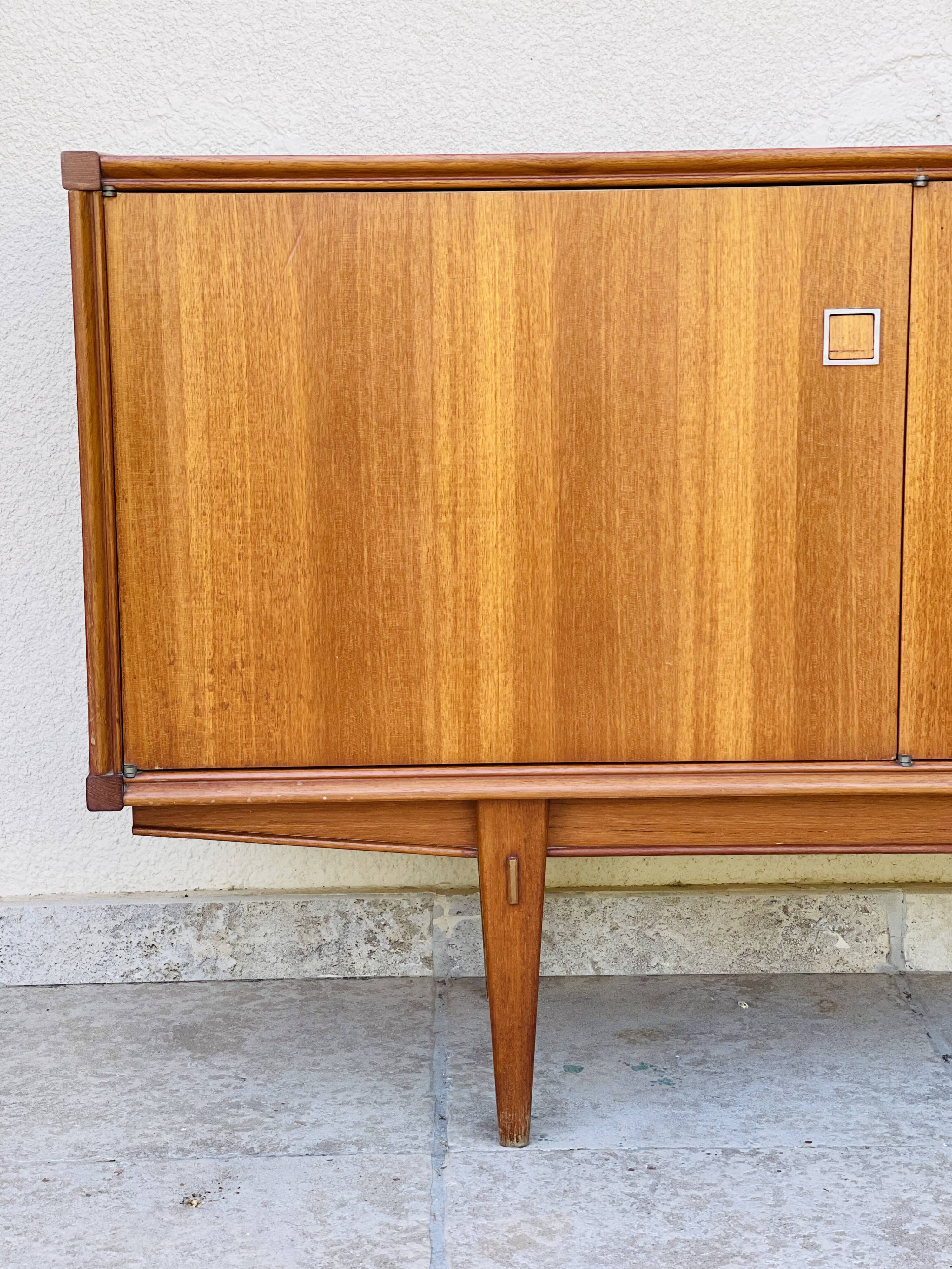 Scandinavian teak row