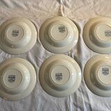 6 Spring Oxford ironstone soup plates