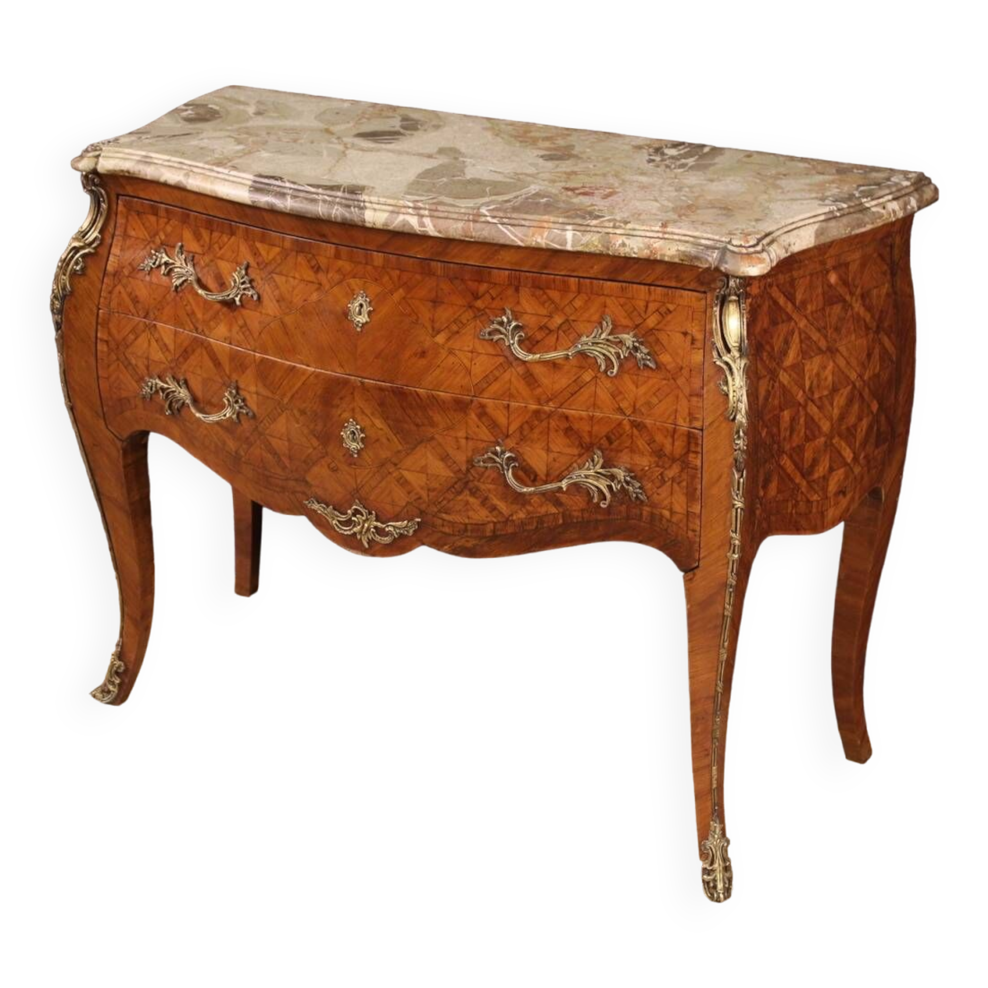 French Louis XV style chest of drawers from the first half of the 20th century