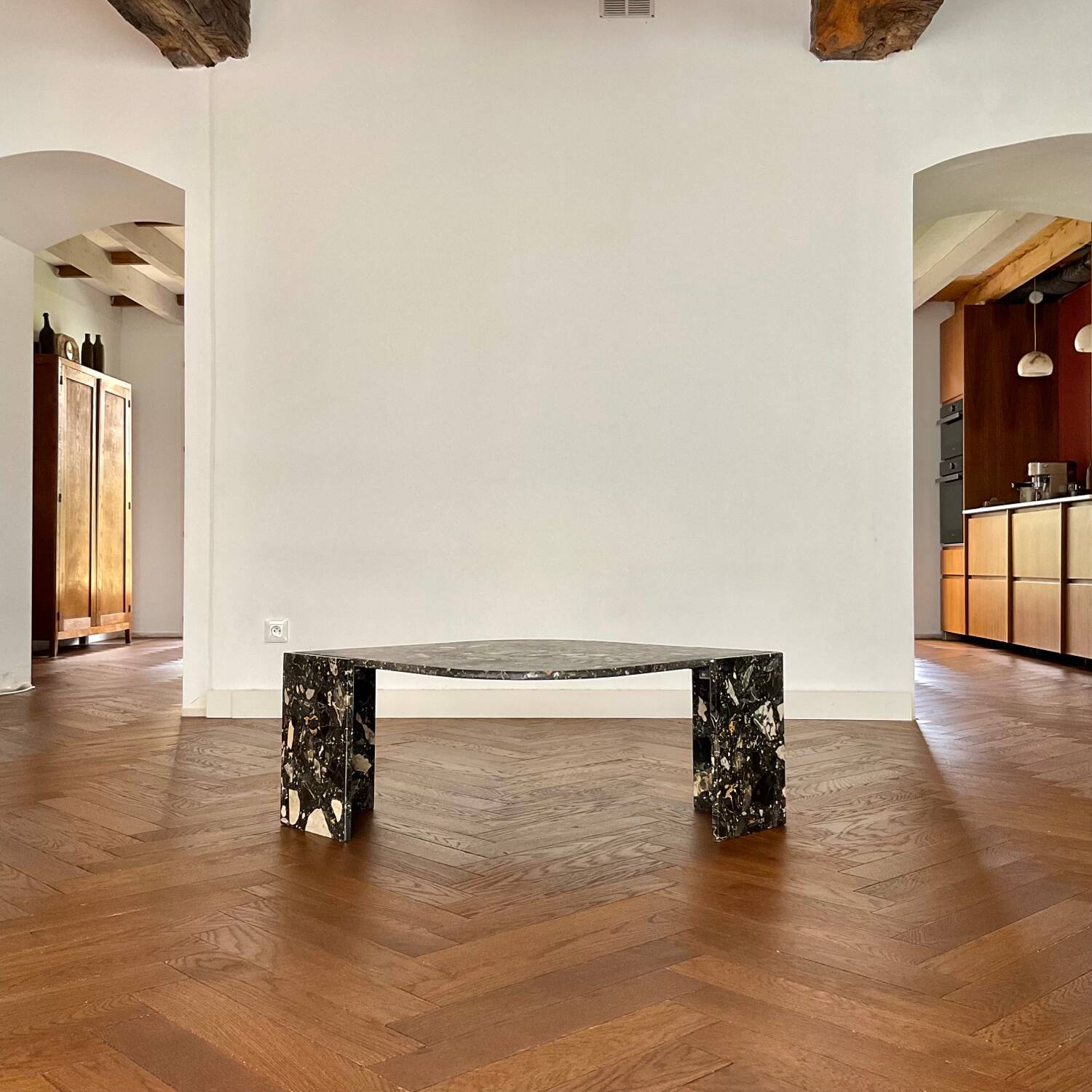 Vintage marble coffee table from the 70s