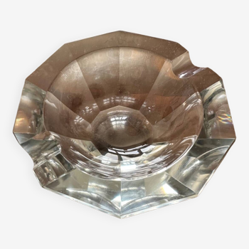 Cendrier en cristal de baccarat forme diamant - période art-deco