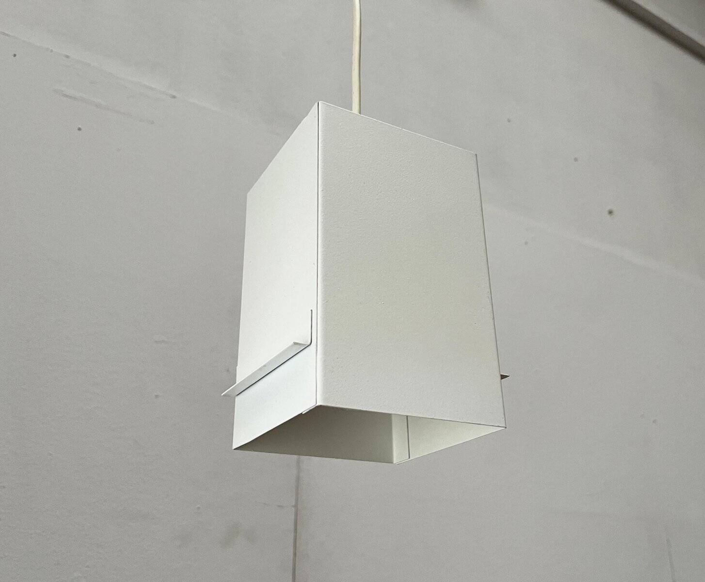 Minimalist cubic metal suspension, mid-century, 1960s.