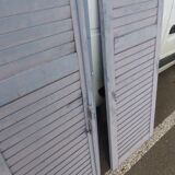 Lot of 3 shutters full of wood
