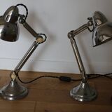 Paire de lampes Super Chrome 1930