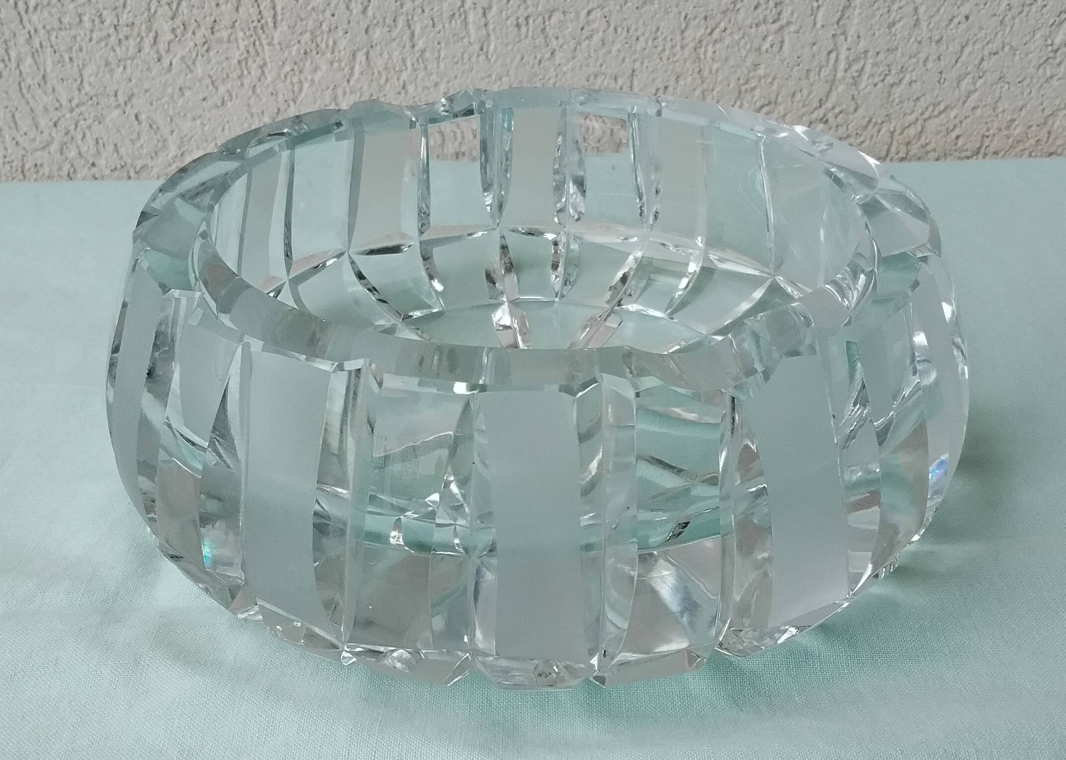 Cendrier en cristal