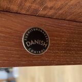 Teak rolling trolley
