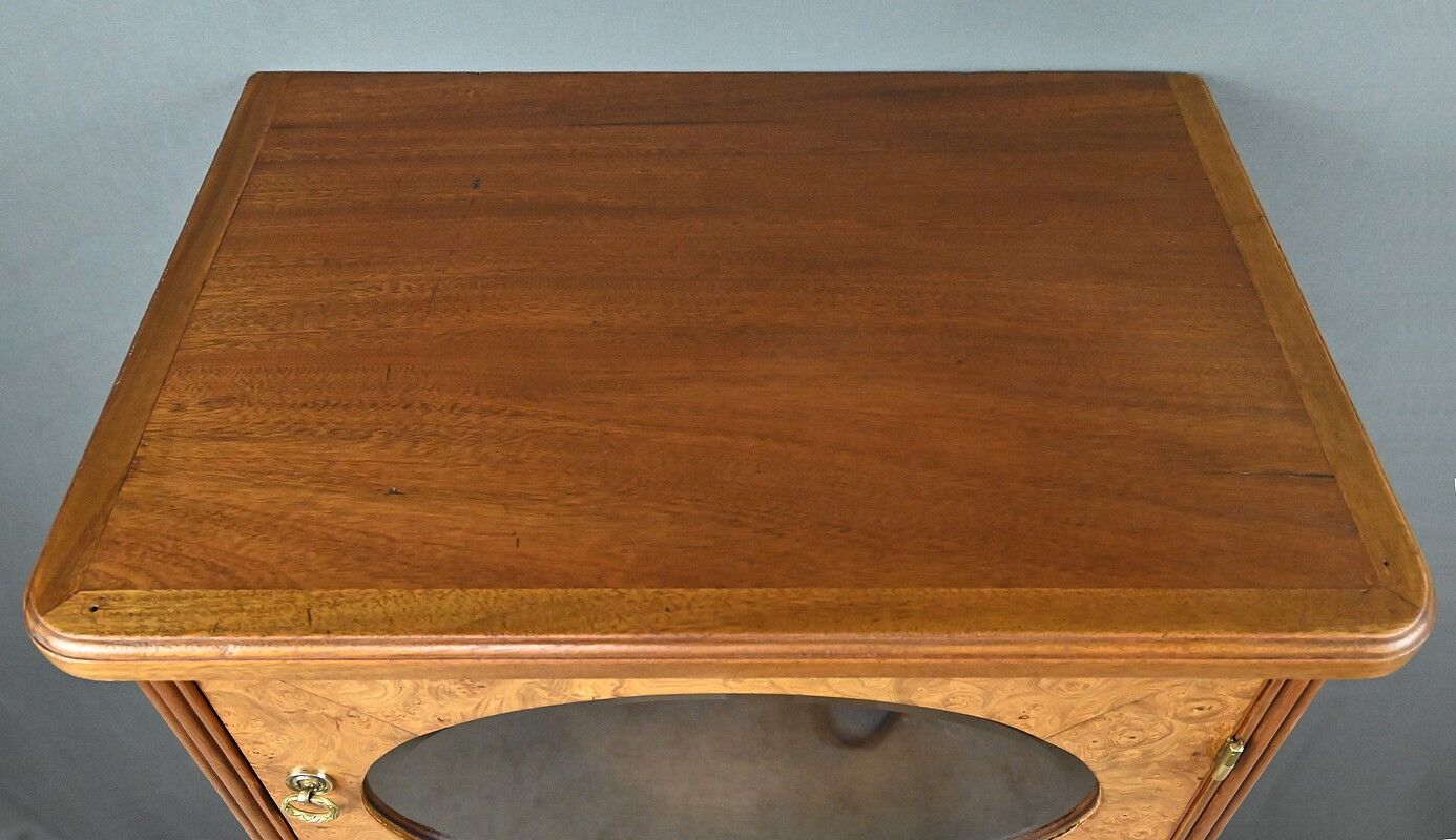 Furniture made of thuya burl and mahogany, Art Deco period – early 20th century.