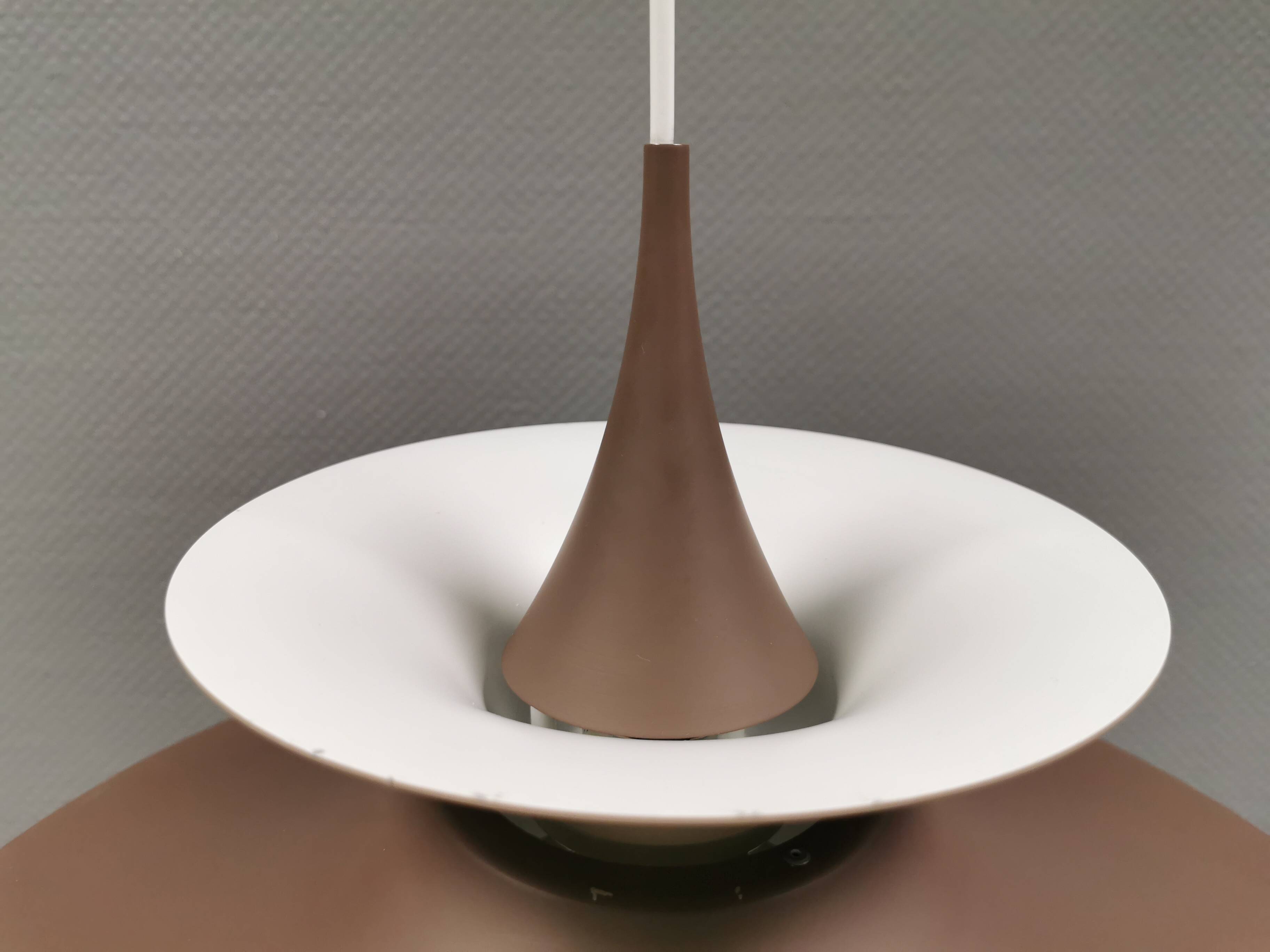 Radius hanging lamp, by Erik Balslev, for Fog & Mørup Denmark 1970s