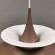 Radius hanging lamp, by Erik Balslev, for Fog & Mørup Denmark 1970s