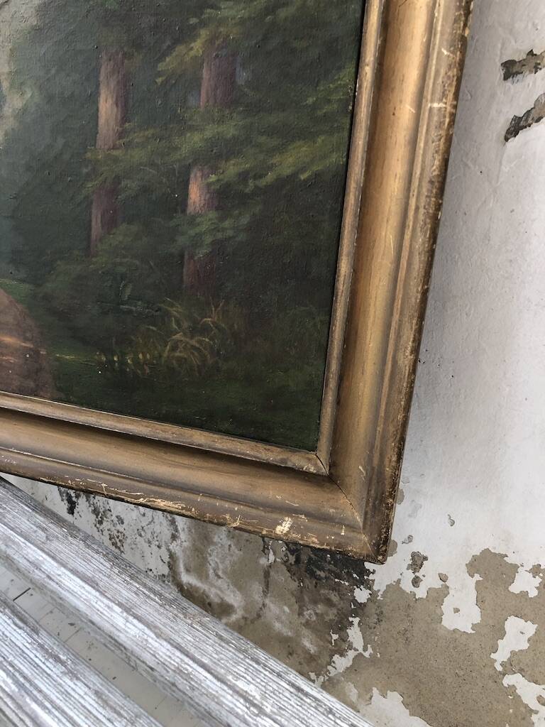 Oil canvas A.colomb 65 x 52 cm