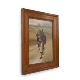 French oil painting in the style of Paul Louis Narcisse Grolleron, ca. 1900