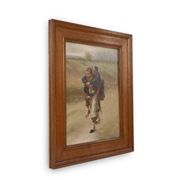 French oil painting in the style of Paul Louis Narcisse Grolleron, ca. 1900