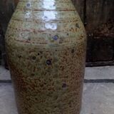 Bottled sandstone vase with a narrow neck