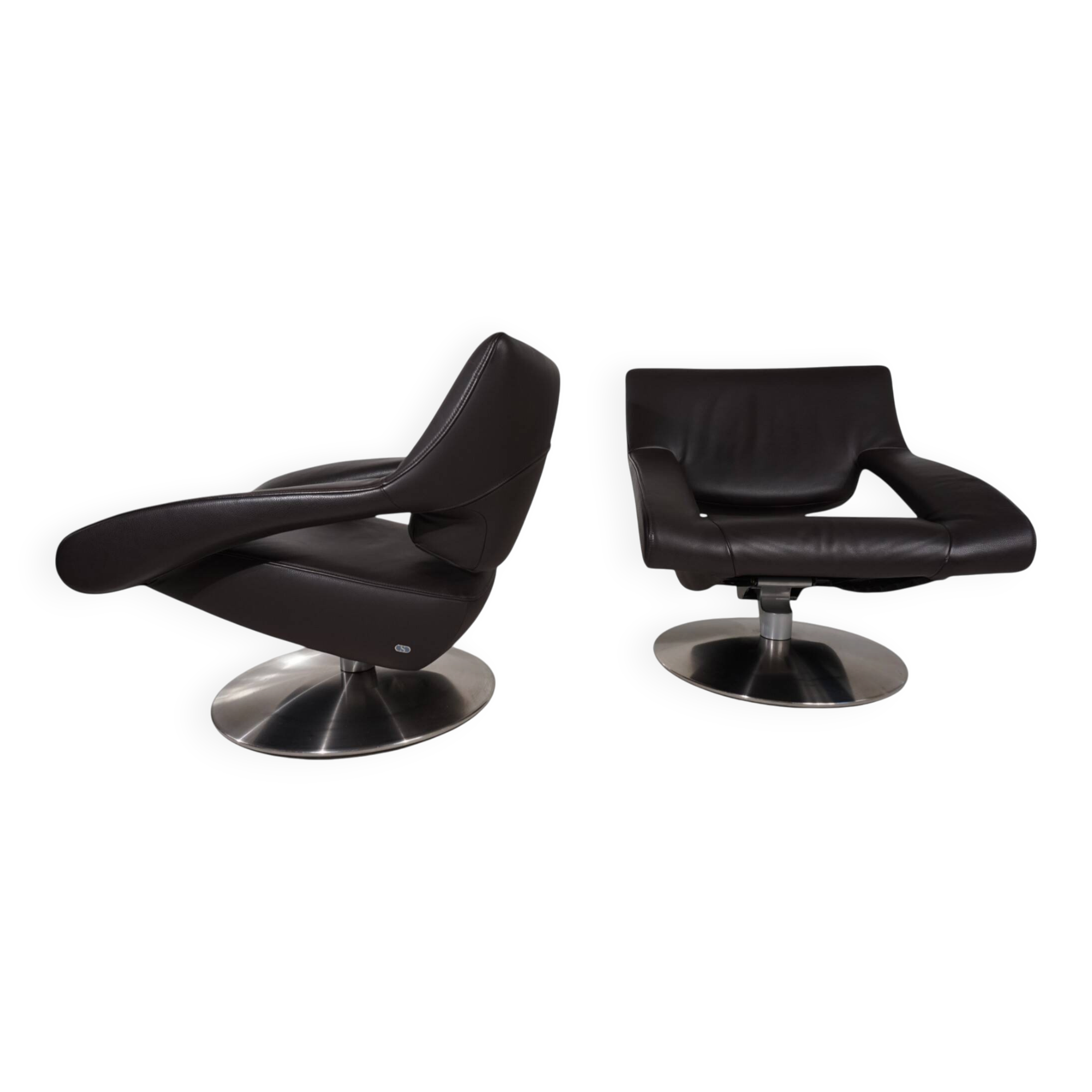 De Sede DS-255 Avantgarde Lounge Chair in Dark Brown Leather, 2000