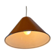 Vintage orange metal pendant light