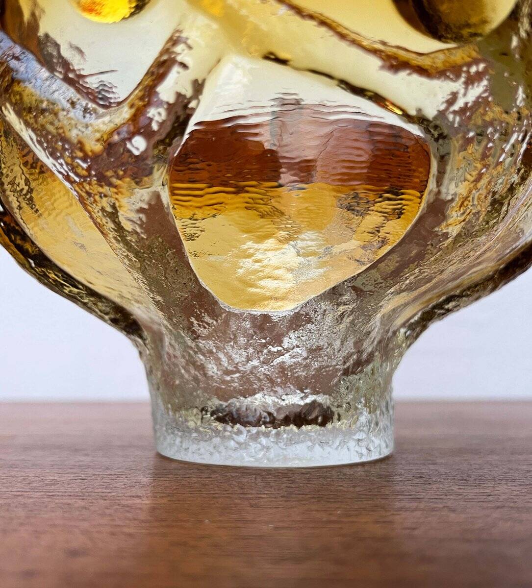 Mid-Century Modern Art Glass Tree Bowl by Kai Blomqvist for Kumela, Finland, 1960s
