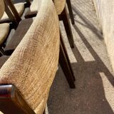Baumann table and 6 chairs set