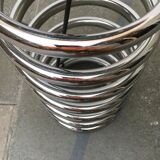 Floor lamp with spiral bulb from the German space age mid-century by Ingo Maurer for M-Design, 1960s.