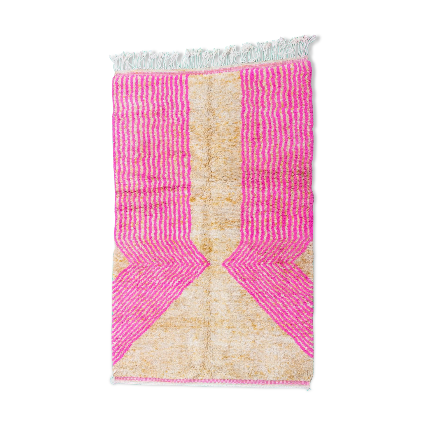 Beni ourain moroccan berber carpet - 180x150cm