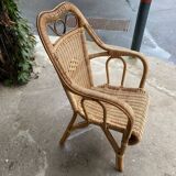 Rattan armchair