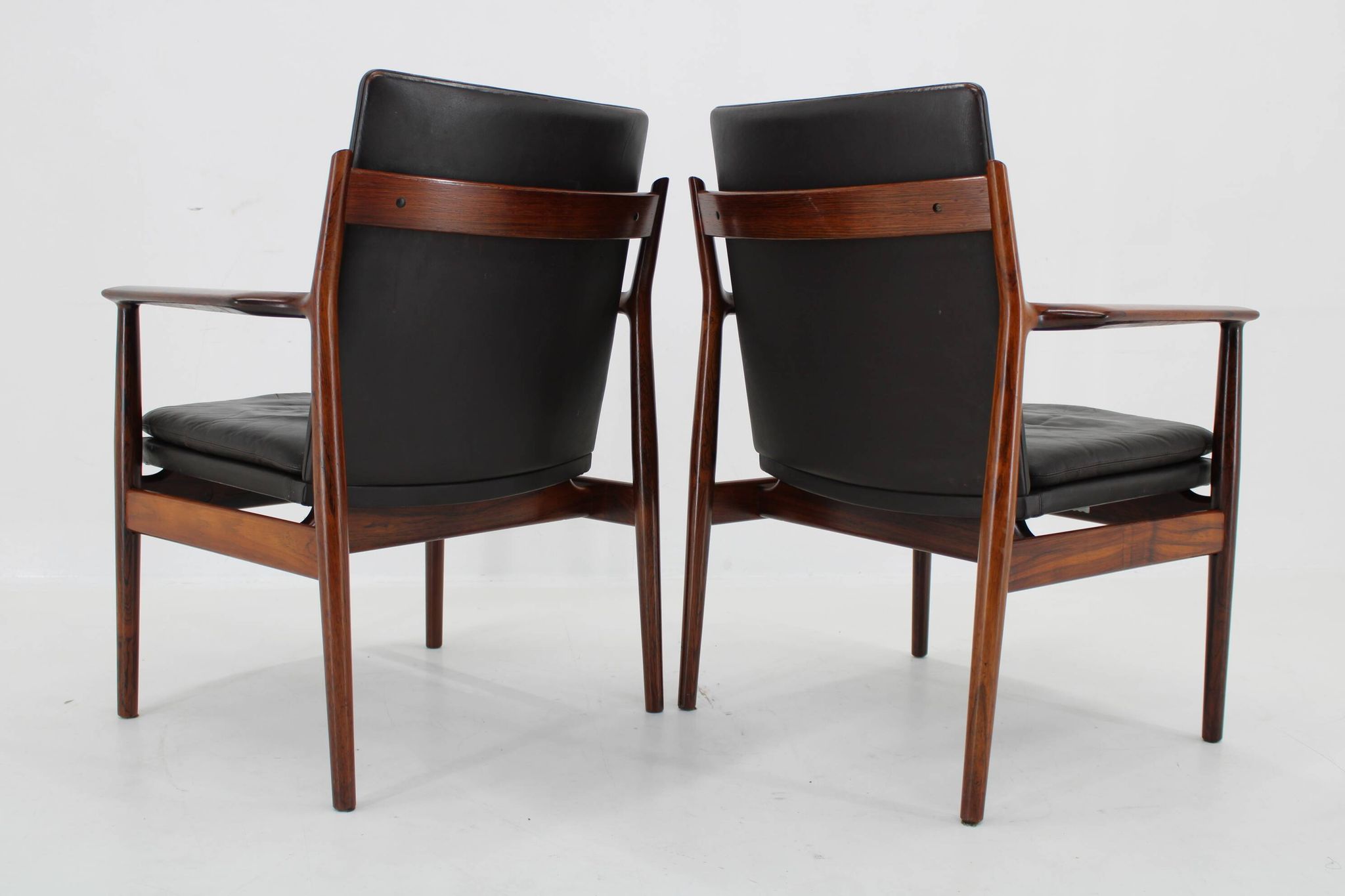 1960s Pair of Arne Vodder 431 Armchairs by Sibast Mobler, Denmark