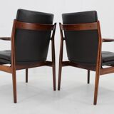 1960s Pair of Arne Vodder 431 Armchairs by Sibast Mobler, Denmark
