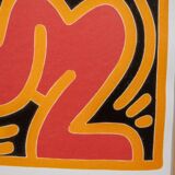Keith Haring. Numbered colour silkscreen. 1990s.