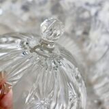 Vintage pressed glass cheese bell