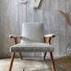 Fauteuil vintage bouclettes