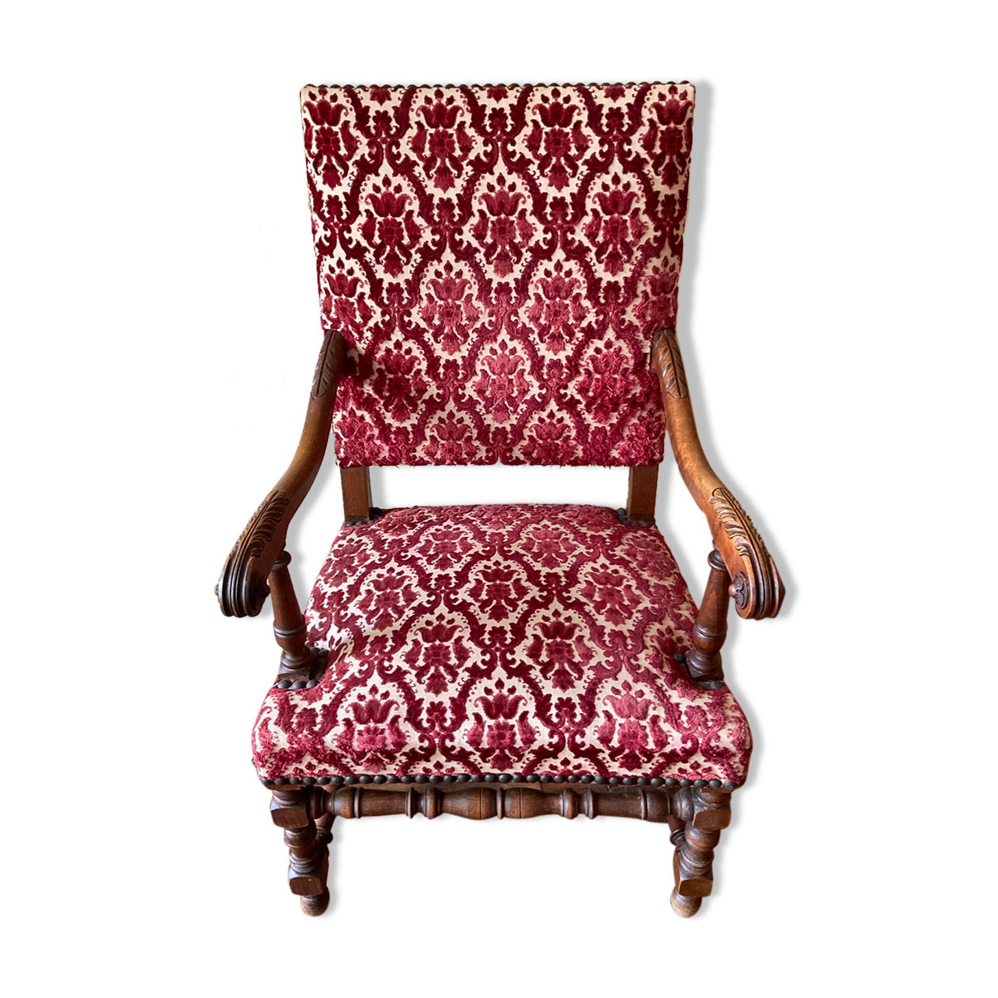 Louis XIII style armchair