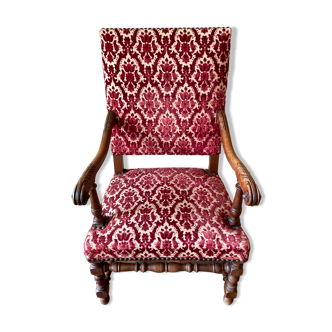 Louis XIII style armchair