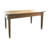Table de Ferme en Bois massif, entièrement restaurée. 160 cm