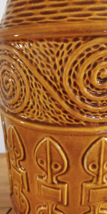 Ceramic lamp Scheurich circa 50s