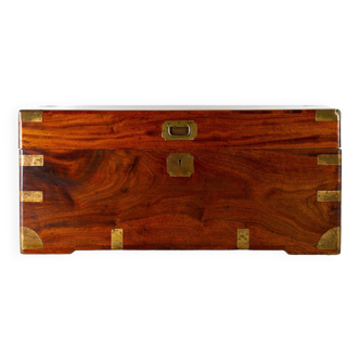 Victorian Campaign Camphor Trunk