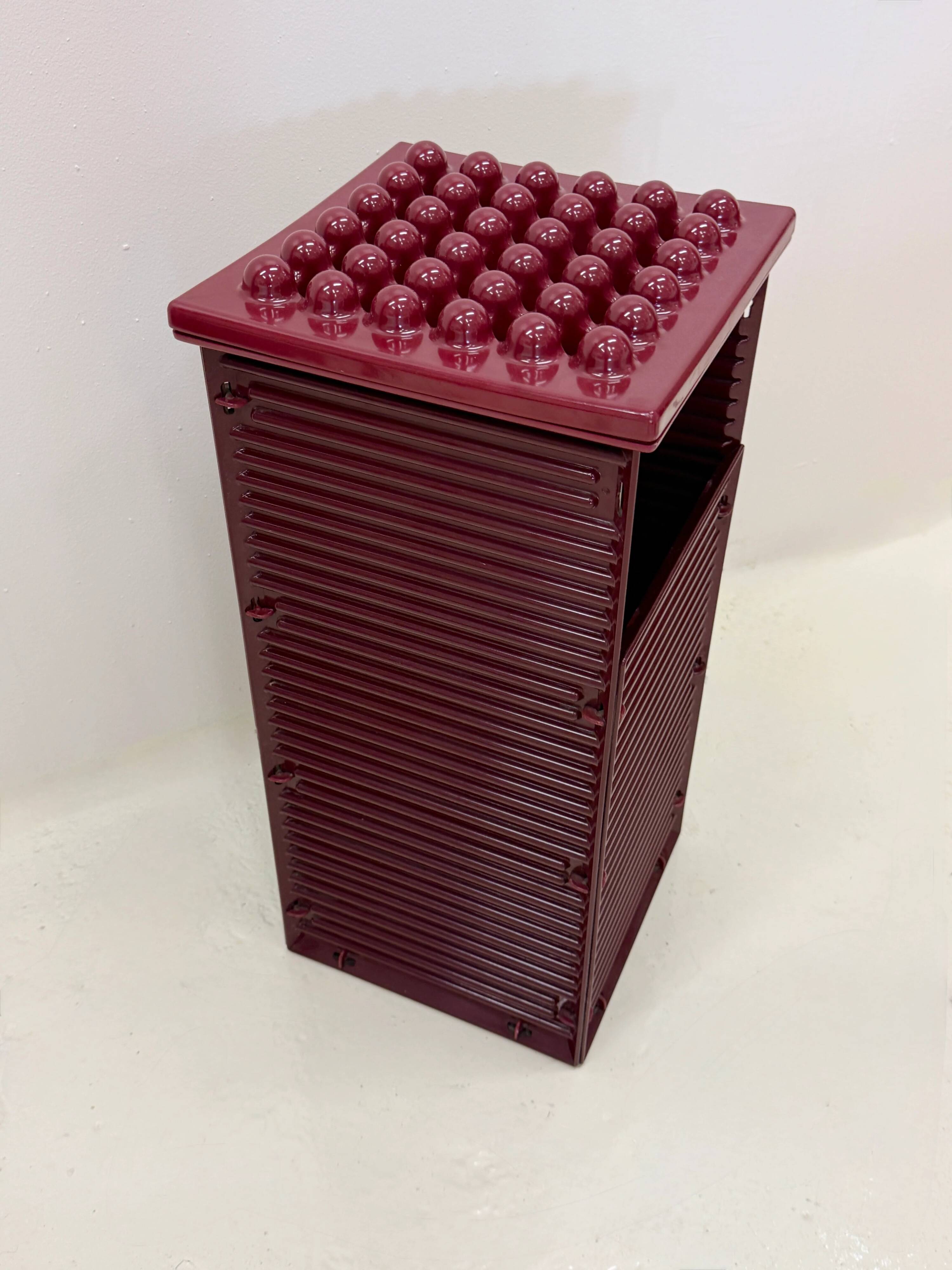 Ashtray bin "Sistema 45" — Ettore Sottsass, Italy, 1970