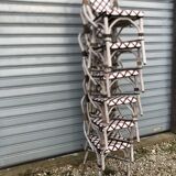Rattan bistro chairs