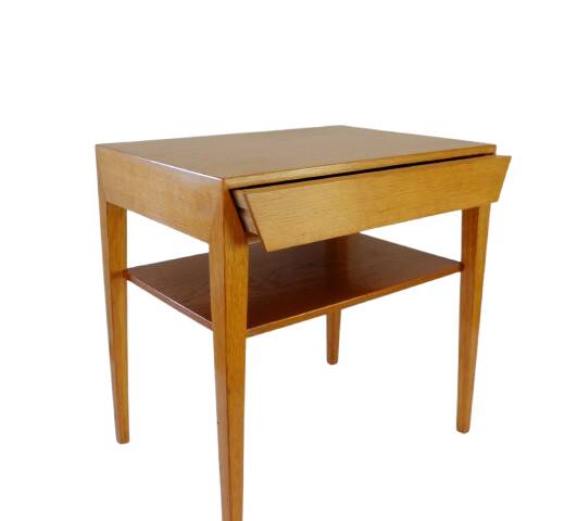 Severin Hansen, Scandinavian Bedside Table 1950s in Oak