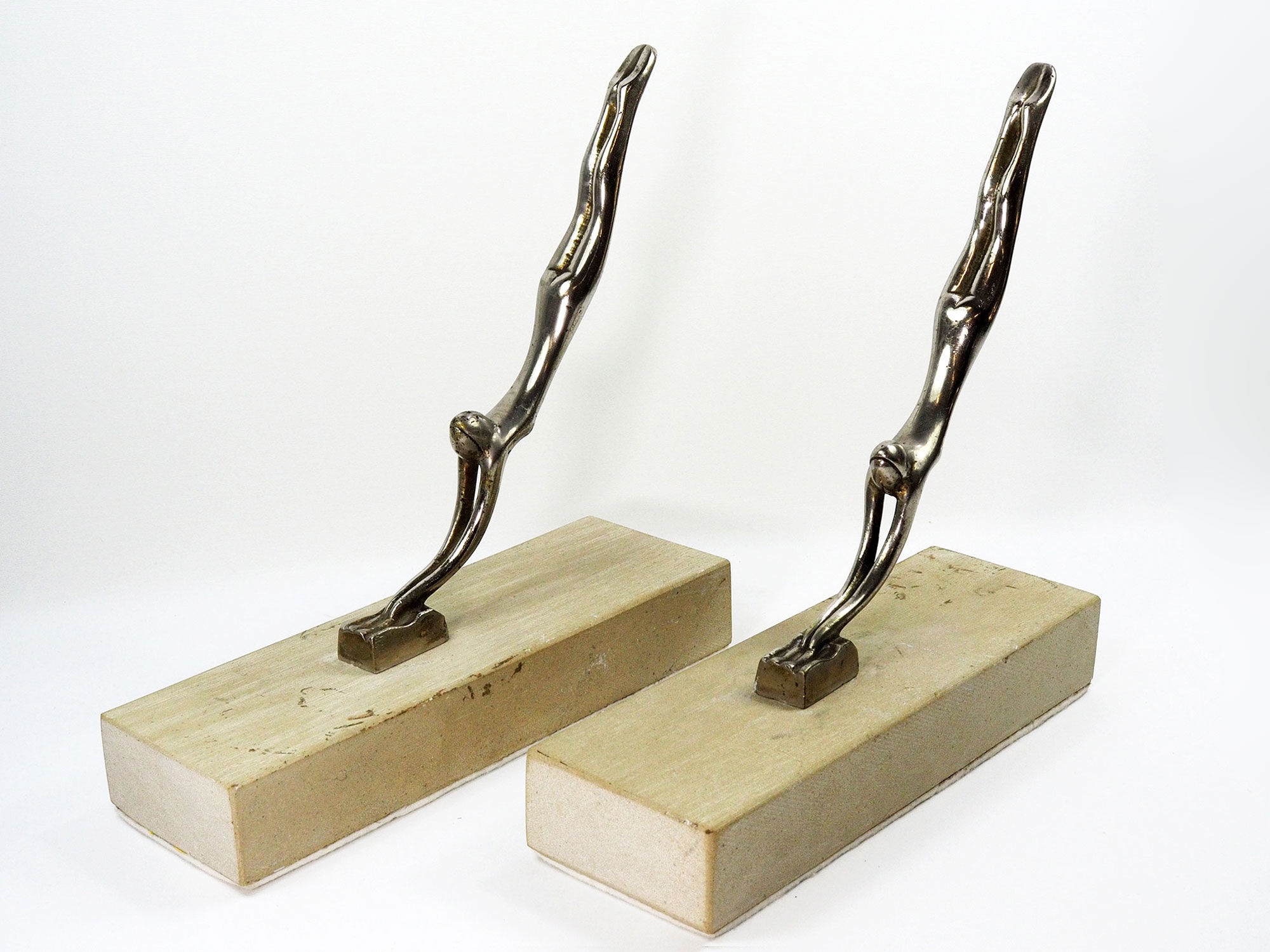 Pair of art deco bookends by Hagenauer, 1920s