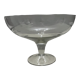 Chiseled glass cup