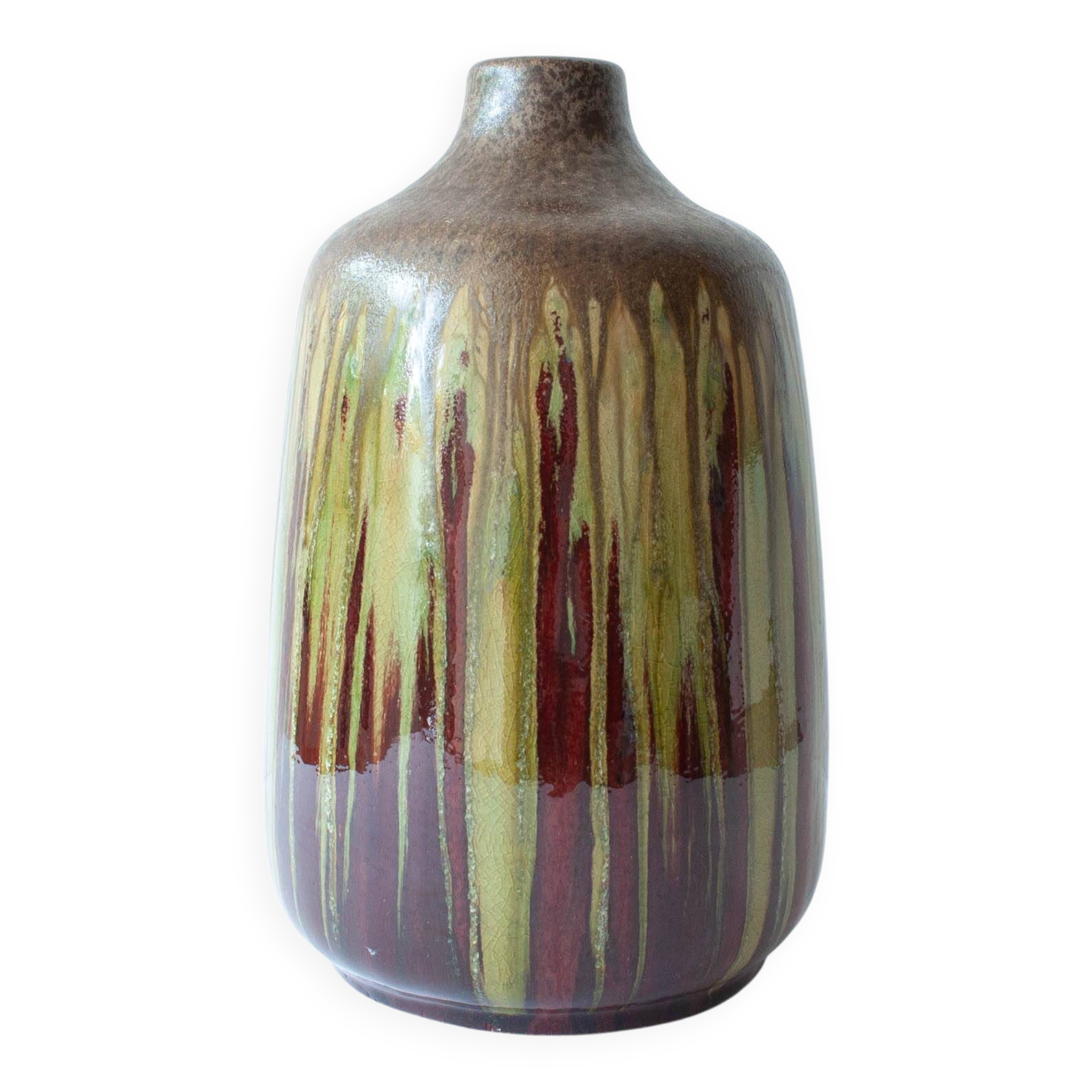 Vintage Lava Ceramic Vase, 1970's